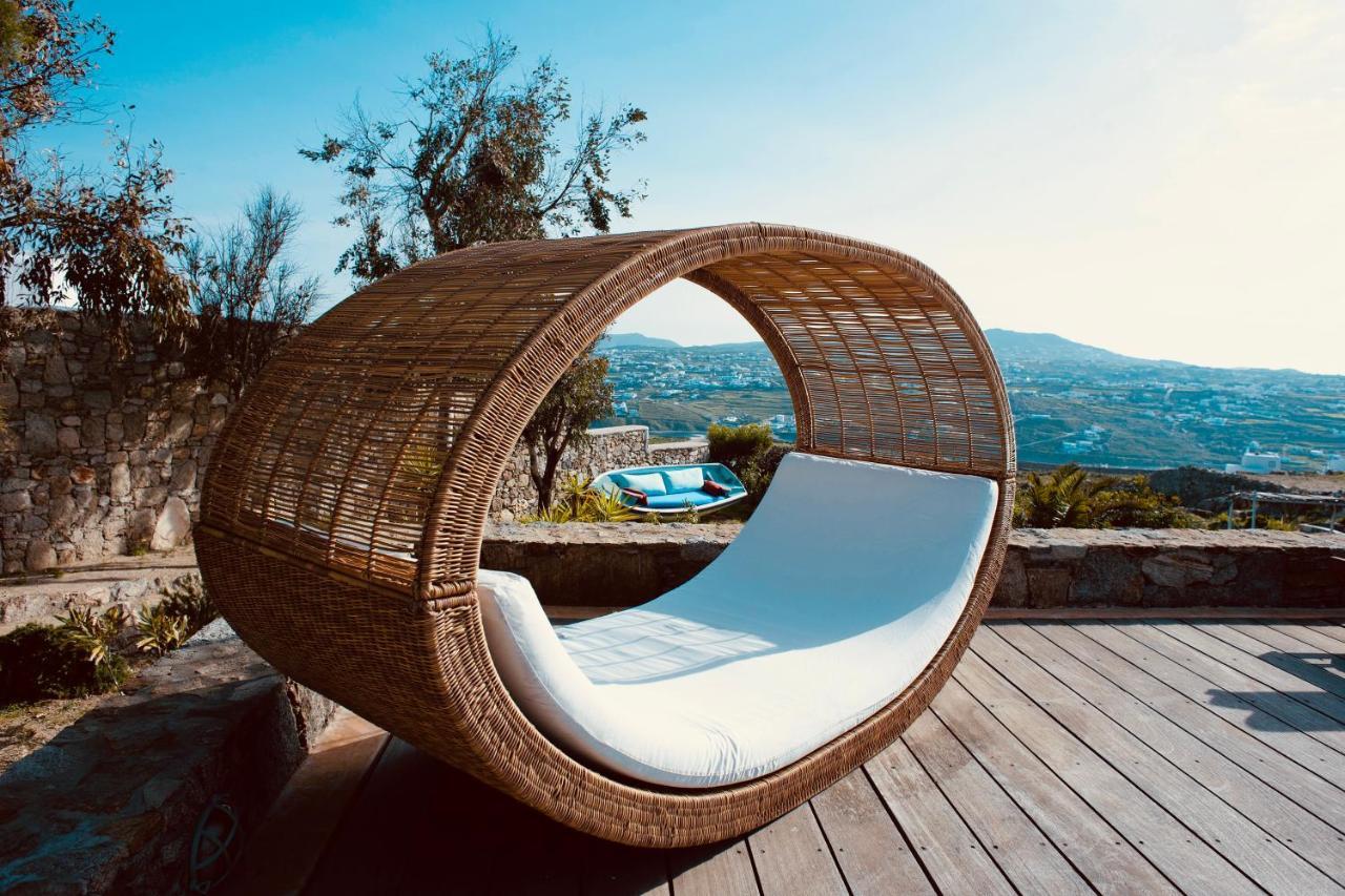 Mykonos Town Dreamy Boho 5Bed Villa With Pool And Ocean View מראה חיצוני תמונה
