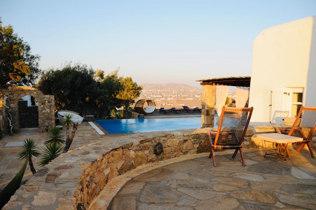 Mykonos Town Dreamy Boho 5Bed Villa With Pool And Ocean View מראה חיצוני תמונה